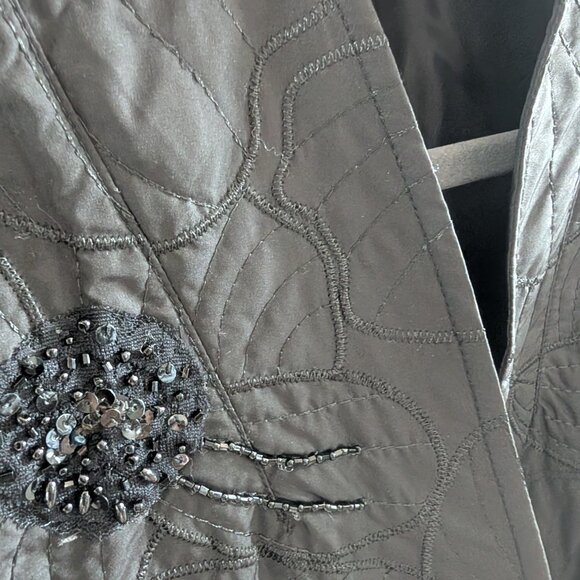 NWT Sand Copenhagen Black Embrioidered Beaded Jacket Size 44 US L - Picture 6 of 16